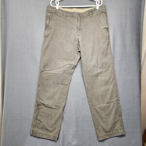 Columbia Pants Mens 36x30 Gray Regular Fit Cargo Outdoor Hiking Tagged 33x32